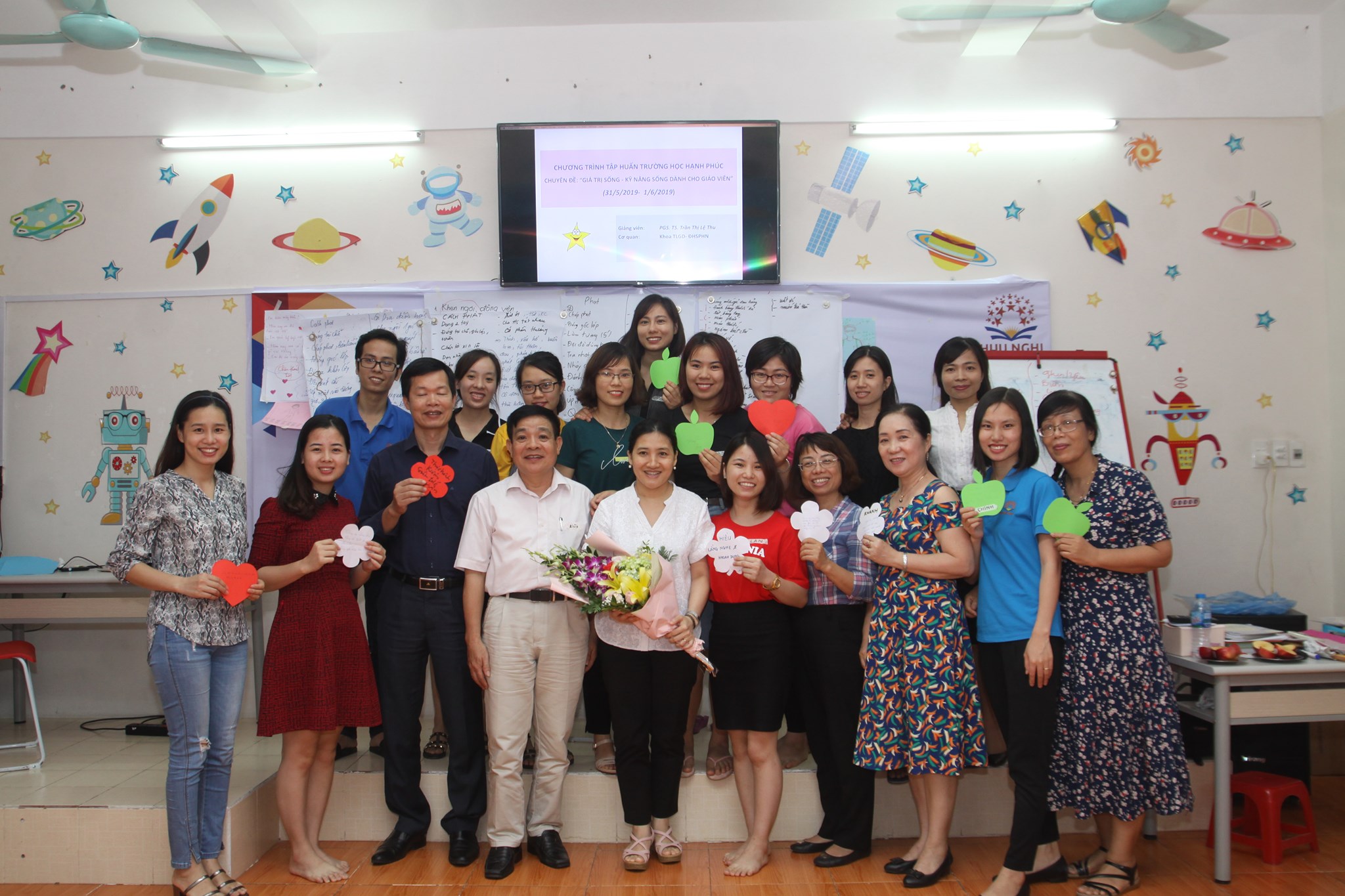 Tập huấn Giá trị sống tích cực - Phương pháp, xây dựng mô hình trường/ lớp học hạnh phúc