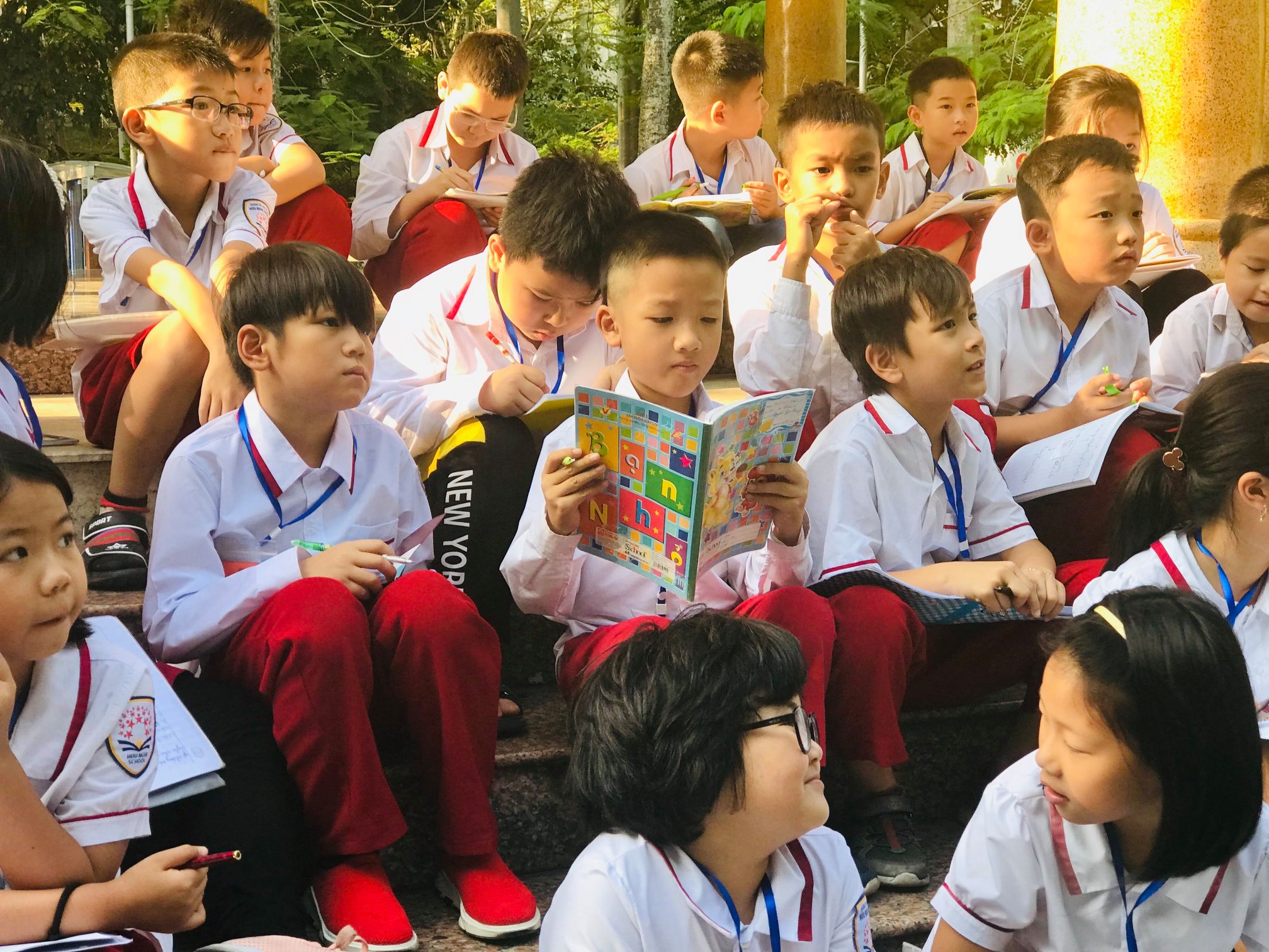 Tiết học trải nghiệm ngoài trời dải Trung tâm Thành phố