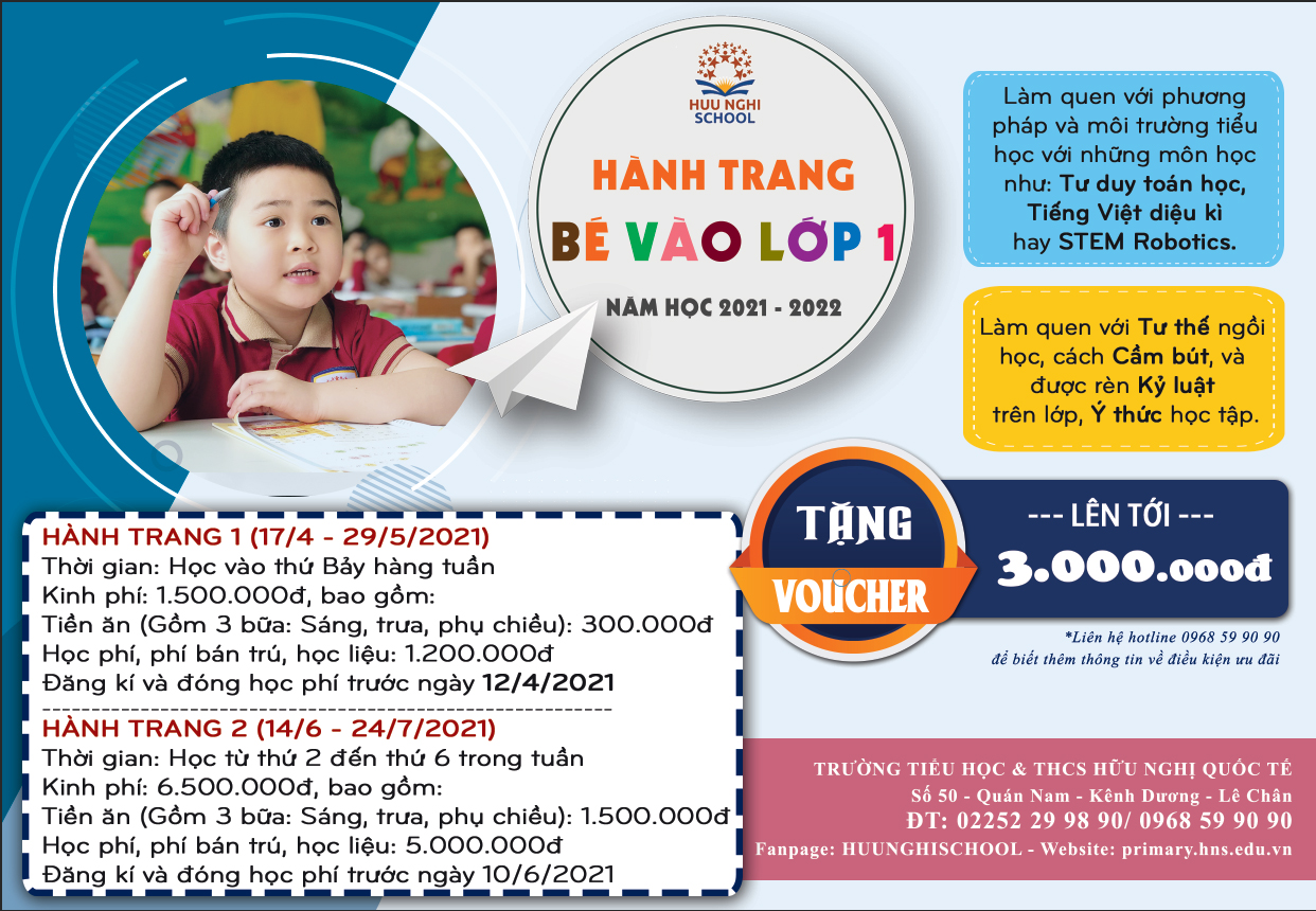 Biểu mẫu đăng kí tuyển sinh năm học 2021 - 2022